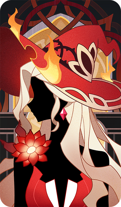 Bruja Carmesí en Llamas