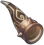 Cuerno de bronce negro