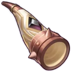 Cuerno con cristal negro