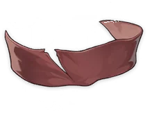 Satén rojo descolorido