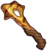 Fragmento de hueso fosilizado