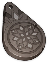 Talismán de metal del rocío