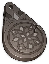 Talismán de metal del rocío